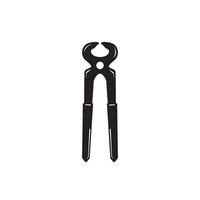 plier tool icon element design vector