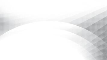 Abstract white and gray color, modern design stripes background with curve lines and net pattern vector