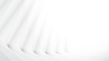 Abstract white and gray color, modern design stripes background with curve lines. illustration vector