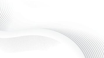 Abstract white and gray color, modern design stripes background with curve lines vector