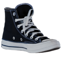 3d render blue sneakers with transparent background png
