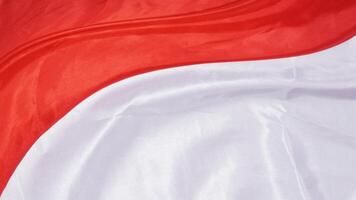Indonesia Red and White Flag as Background photo