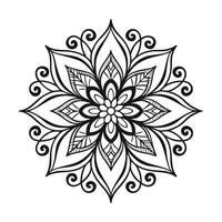 Mandala Pattern Art, Icons, and Graphics vector