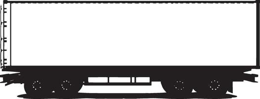 Logistic container truck simple silhouette black illustra vector