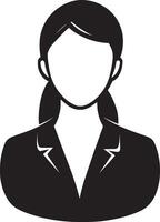 Lawyer icon in black outline style. vector