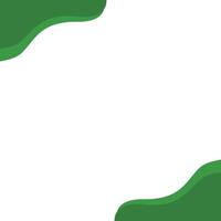 abstract green background frame design template vector