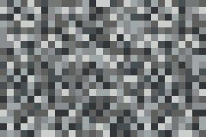 Pixel brick game background. Ground texture seamless pattern with grey cubes. Abstract noisy mosaic backdrop for hide censored content vector