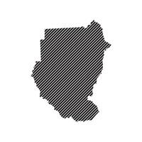 Sudan Map Icon Element vector