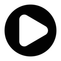 Play button icon illustration vector