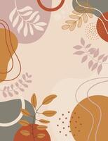 Spring concept banner frame background. vector