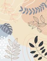 Design banner autumn leaves. greeting card or invitation design. vector