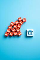 A wave of crisis can cover the state or the banking system. The perfect storm. Strengthening and preventive measures to mitigate the impact of the wave of crisis and financial losses. photo