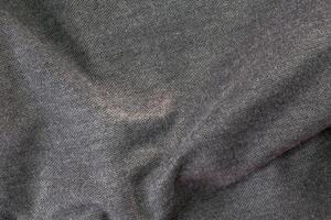 Grey fabric cloth background, texture of crumpled Grey fabric background photo
