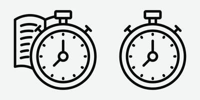 Alarm Clock Icon . Alarm Clock Icon for Time Management. Digital Alarm Clock Icon. Stopwatch Icon. vector