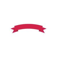 Red ribbon icon isolated on white background vector