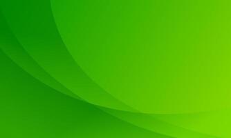 abstract green gradient curve background vector