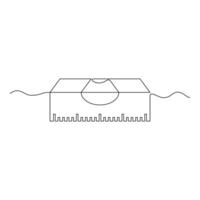 one line art waterpass illustration. line art, one continuous line, simple, hand drawn and sketch style. for icons, symbols, signs or logos vector
