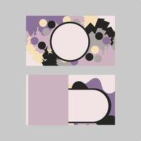 illustration of a set of cards vector