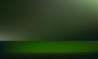 Empty dark green studio background. Space for selling products on the website. illustration. vector