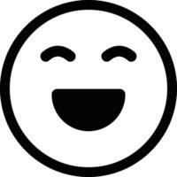 Emotion Icon in line. Emoji icon containing happy emotion, sad, smiling, surprised, angry, relaxed, confused, laughing and shocked isolated on for apps or web vector