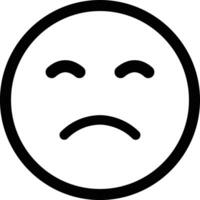 Emoticon Icon in line. Emoji icon containing happy emotion, sad, smiling, surprised, angry, relaxed, confused, laughing and shocked isolated on for apps vector