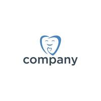 blue tooth shape vector
