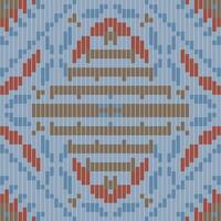 Fabric Texture Islamic Geometric Patterns Drawingfolk Embroidery, Aztec Geometric Ornament Print. Design for Carpet, Wallpaper, Clothing, Wrapping, Fabric vector