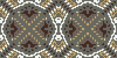Ethnic Pattern Abstract Geometric Pattern Wallpaperfolk Embroidery, Aztec Geometric Ornament Print. Design for Carpet, Wallpaper, Clothing, Wrapping, Fabric vector