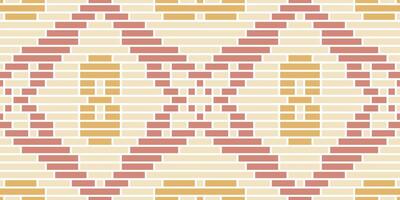 Geometry Shapes Traditional Pattern Backgroundfolk Embroidery, Aztec Geometric Ornament Print. Design for Carpet, Wallpaper, Clothing, Wrapping, Fabric vector