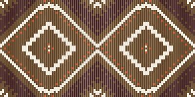 Nordic Ethnic Motifs Patternfolk Embroidery, Aztec Geometric Ornament Print. Design for Carpet, Wallpaper, Clothing, Wrapping, Fabric vector