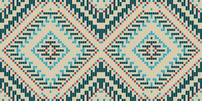 Sarong Ethnic Design Pattern Drawingfolk Embroidery, Aztec Geometric Ornament Print. Design for Carpet, Wallpaper, Clothing, Wrapping, Fabric vector