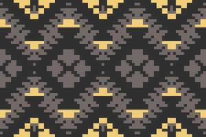 Fabric Texture Abstract Seamless Geometric Patternfolk Embroidery, Aztec Geometric Ornament Print. Design for Carpet, Wallpaper, Clothing, Wrapping, Fabric vector