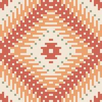 Sari Pattern Islamic Art Geometric Patternfolk Embroidery, Aztec Geometric Ornament Print. Design for Carpet, Wallpaper, Clothing, Wrapping, Fabric vector