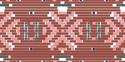 Fabric Texture Ethnic Design Patternfolk Embroidery, Aztec Geometric Ornament Print. Design for Carpet, Wallpaper, Clothing, Wrapping, Fabric vector