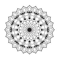 Mandala Line Drawing Design, Mandala Pattern Designs,Mandala Line Frame Background vector