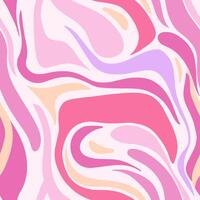 A pink and purple abstract background with swirls vector