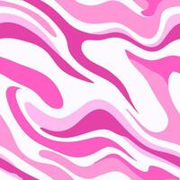 A pink and white background with wavy lines vector