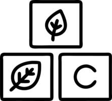 Wooden blocks with green net zero icons representing climate neutrality carbon emissions reduction and sustainability strategy concept as Scene conveys simplicity and clarity in v Clean vector