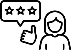 Woman rates service experience using smartphone for customer feedback and satisfaction survey symbolizing digital engagement and service improvement concept as Highlights user cen Clean vector