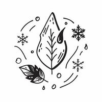Winter whites seamless pattern with frost covered leaves snowflakes and icy textures for a delicate cold season feel concept as Delicate winter whites pattern with frost covered le Clean vector