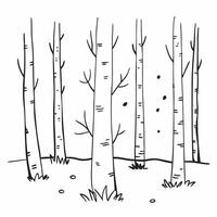 Winter trees seamless pattern with tall pine trees and light snow for a serene winter forest scene concept as Serene winter trees pattern with pine trees and light snow ideal for a Clean vector