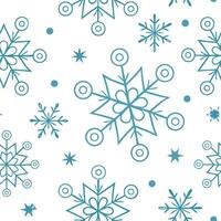 Winter snow seamless pattern with swirling snowflakes and icy blue tones for a peaceful frosty atmosphere concept as Peaceful winter snow pattern with swirling snowflakes and icy b Clean Set 2 vector