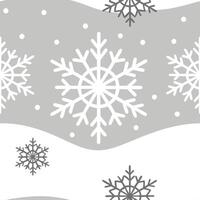 Winter snow seamless pattern with large soft snowflakes and frosty textures for a dreamy snow covered landscape concept as Dreamy winter snow pattern with soft snowflakes and frost Clean Set 2 vector