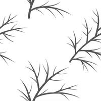 Winter nights seamless pattern with icy branches glowing stars and gentle snowfall for a quiet enchanting winter evening concept as Enchanting winter night pattern with icy branche Clean Set 2 vector