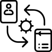 web design and mobile application design process concept with designer and developer team working concept as A team of designers and developers collaborating on the design process Clean vector