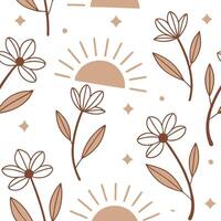 Warm sunbeam seamless tile pattern with subtle light reflections symbolizing the beginning of a fresh spring concept as Subtle reflections of warm sunbeams create a seamless tile p Clean vector