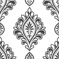 Vintage medallion seamless tile pattern ornate details isolated white background perfect for classic home decor concept as Creating seamless tile pattern featuring vintage medallio Clean Set 10 vector