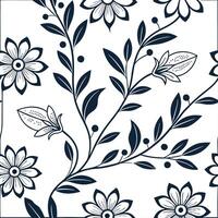 Vintage embroidery seamless tile pattern intricate stitches floral motifs isolated white background perfect for home textiles concept as Creating seamless tile pattern featuring vi Clean Set 2 vector