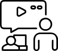 illustration design online education and E learning at home by webinar training and design for Webinar online training tutorial podcast and business coaching concept c Clean Set 5 vector