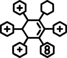 design Medical Healthcare icons in hexagon shapes network connection Abstract medical banner background design concept concept as Abstract design of healthcare icons Clean vector